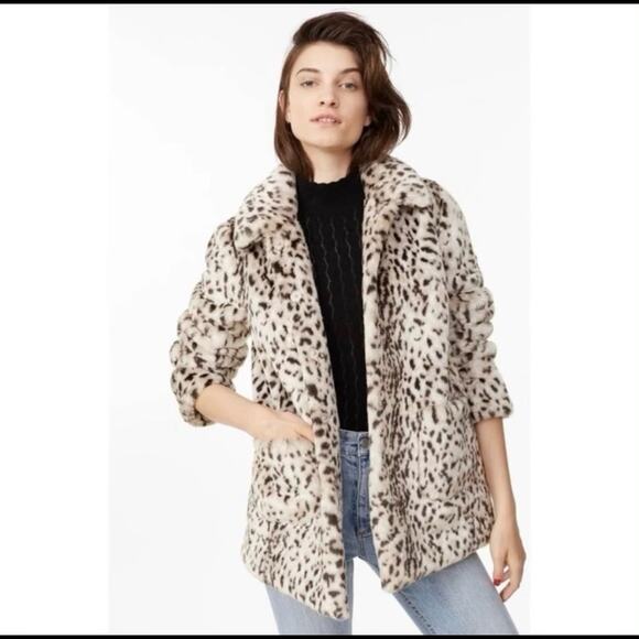 La vie Rebecca Taylor Lynx faux fur large - Picture 1 of 7